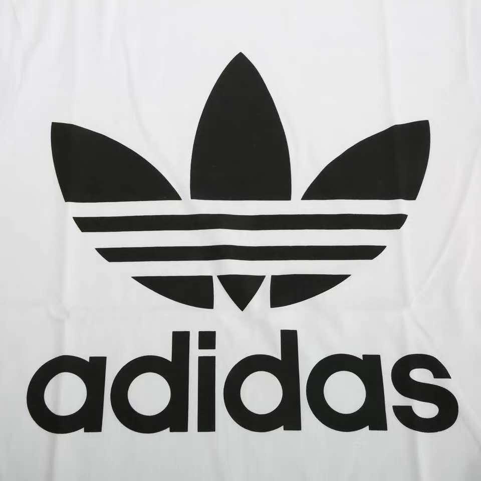 网上平和堂阿迪达斯三叶草大童男女百搭短t