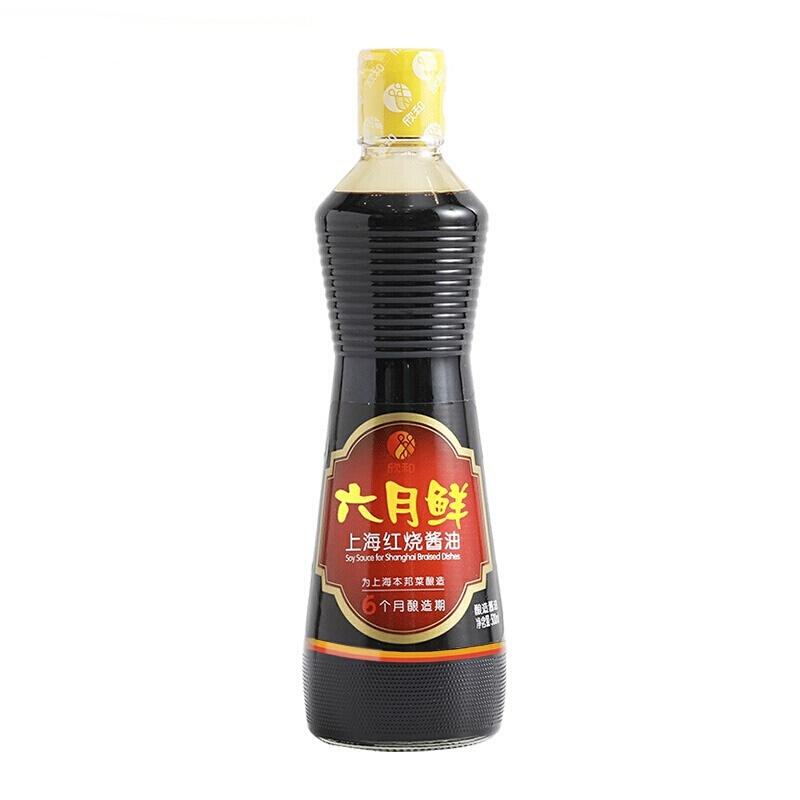 六月鲜上海红烧酱油500ml