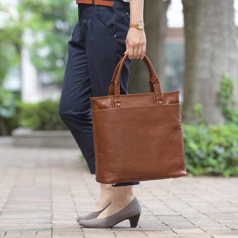 木和田original Basic 时尚牛皮手提托特包四色可选 日本直邮 日本仓