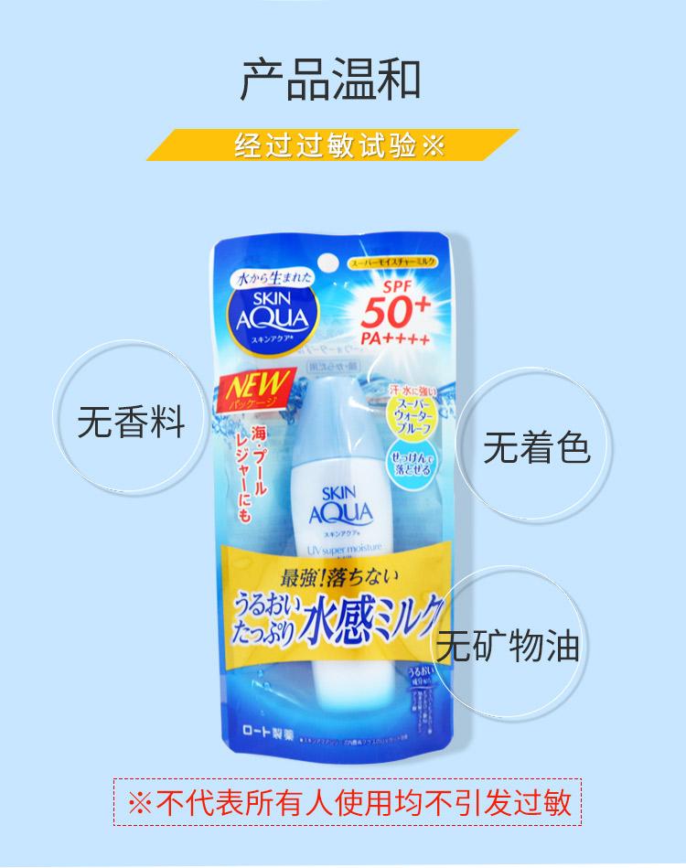 日本 ROHTO 樂敦 SKIN AQUA 水潤強效防曬霜 SPF50+ PA++++ 40ml