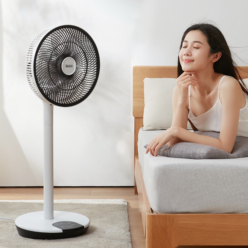 日本西哲Sezze空气循环风扇电风扇遥控家用风扇落地扇静音涡轮对流台式 