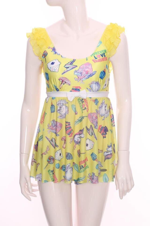 【网上平和堂】芬狄诗小马微章韩版泳衣fs0622