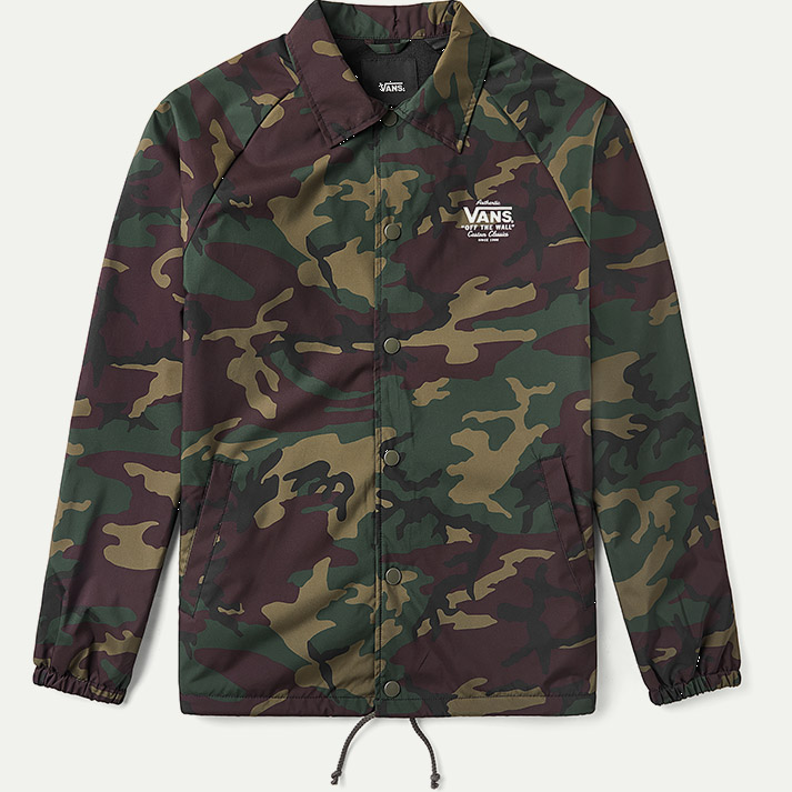【网上平和堂】vans范斯 男女教练夹克 迷彩印花休闲jacket