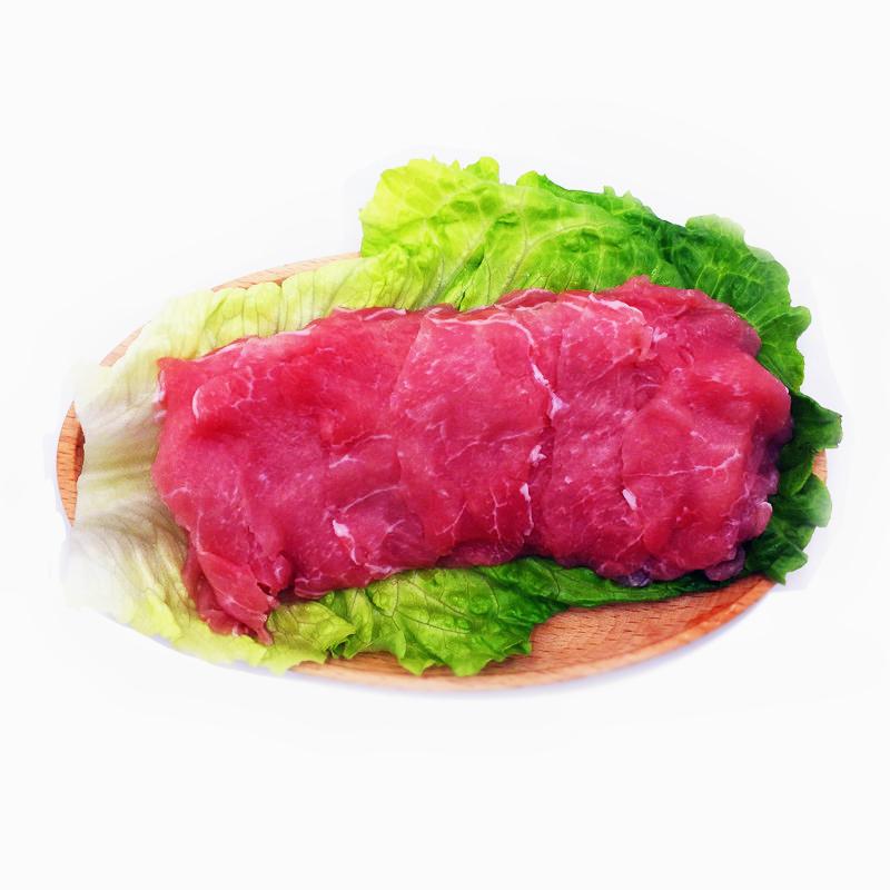 大围子猪精制里脊片烤肉用约500g份