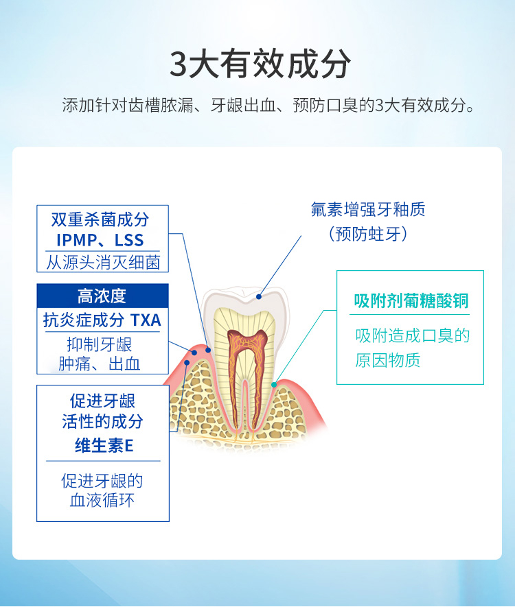 日本狮王牙膏成分表图片