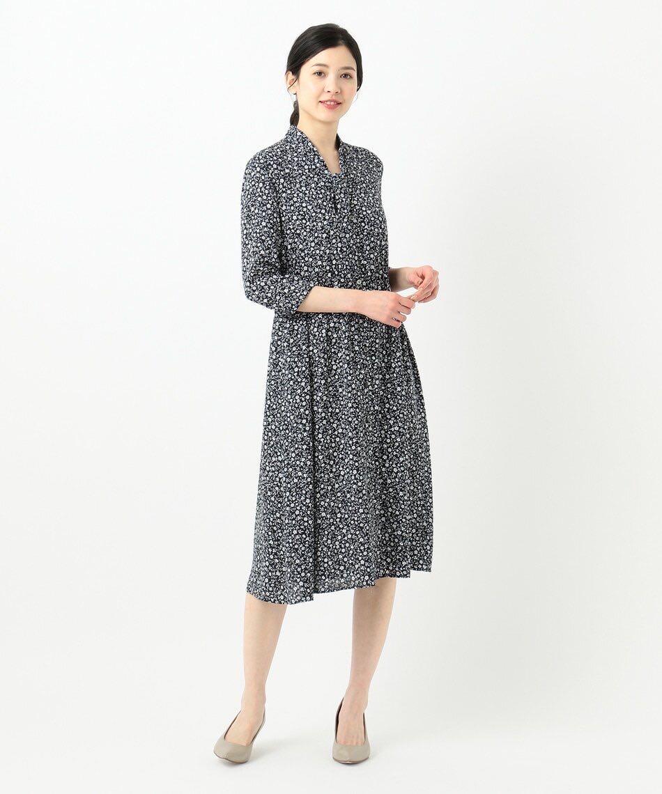 【网上平和堂】23区女装舒适凉爽清新小碎花印花连衣裙