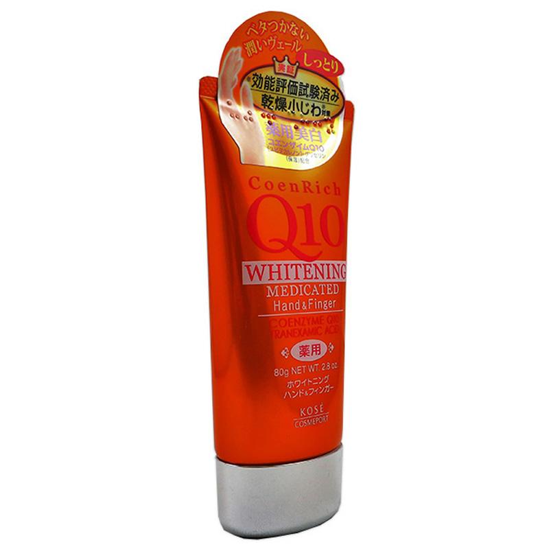 Kose Cosmeport 高丝蔻丝魅宝 Coenrich Q10 护手霜美白保湿80g手膜级护手霜 日本直邮