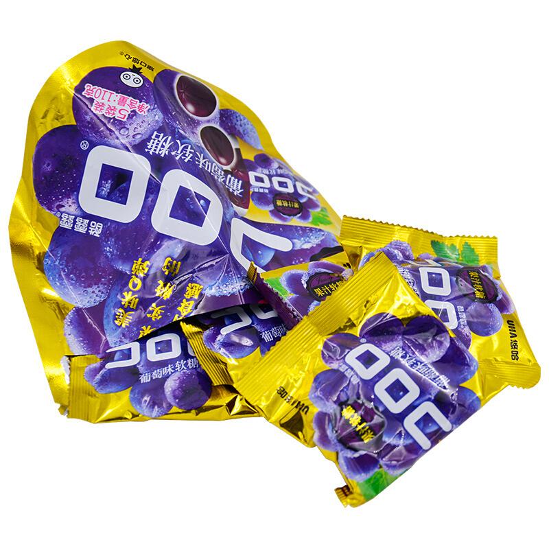 悠哈酷露露葡萄味软糖52g*6