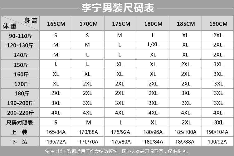 【网上平和堂】李宁男款短袖t恤