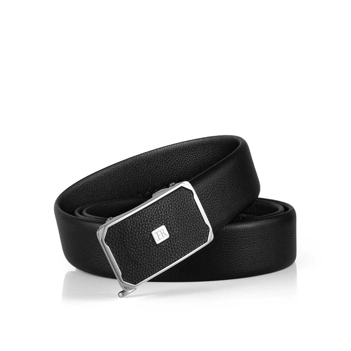 【网上平和堂】hr赫莲娜商务职业正装头层牛皮男士皮带