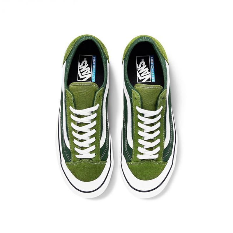 网上平和堂vans范斯style36sf低帮绿色樱桃印花男女板鞋