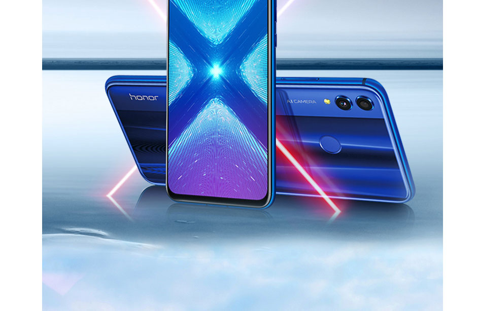 华为honor荣耀8x全面屏三摄像头65英寸双卡双待智能手机