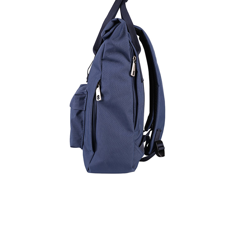 8848新款卷边双肩包中大学生书包情侣旅行包030041006